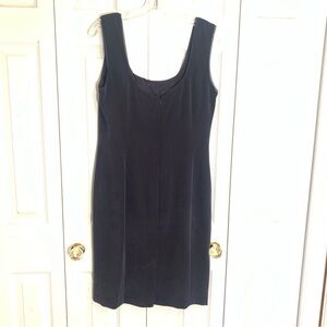 Dana Buchman Navy silk dress size 8
